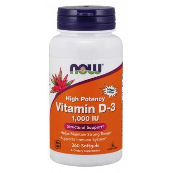 NOW Vit d3 1000 180 капс-0