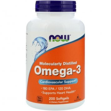 NOW Omega 3 200 капс-0