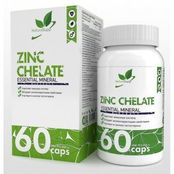 NaturalSupp Zinc Chelate 60 капс-0