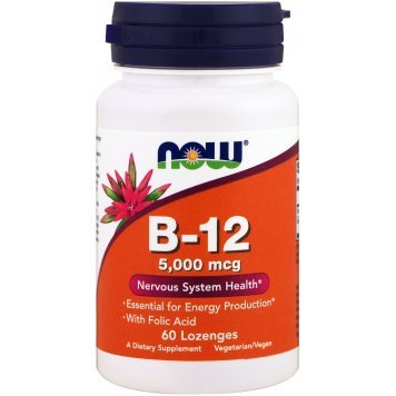 Now Foods B-12 5000 60 таб-0