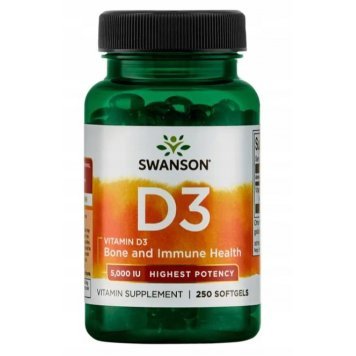 Swanson Vitamin D3 5000 250 капс-0