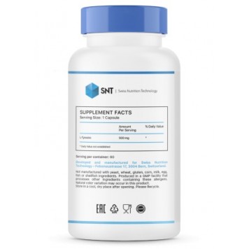 SNT L-Tyrosine 60 капс-1