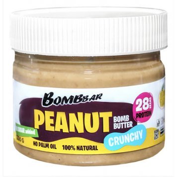 BombBar Арахисовая Паста Crunchy 300 гр-0