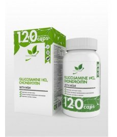 NaturalSupp Glucosamine Chondroitin MSM  120 капс