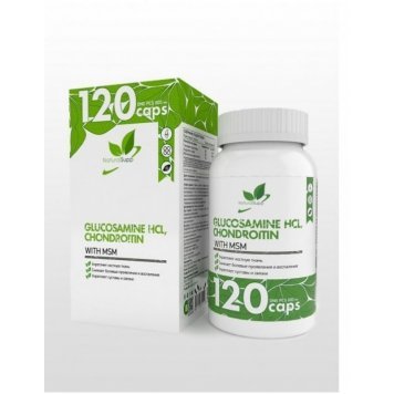 NaturalSupp Glucosamine Chondroitin MSM  120 капс-0