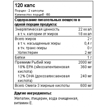 SAN Premium Fish Fats Gold 120 капс-1