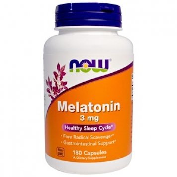NOW Melatonin 3мг 60 капс-0