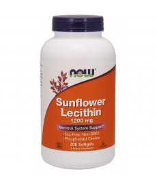 NOW Sunflower Lecithin 1200mg 200 капс