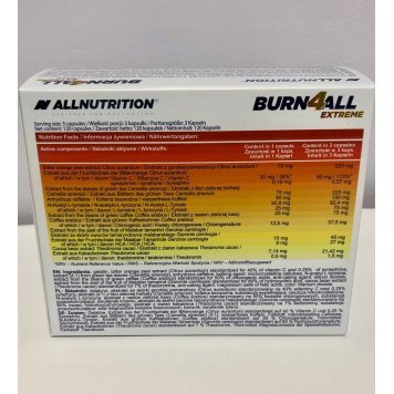 Allnutrition Burn 4 All Extreme 120 капс-1