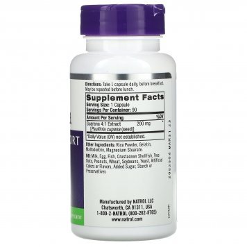 Natrol Guarana 90 капс-1