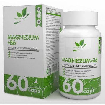 NaturalSupp Magnesium B6 60 капс-0