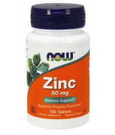 NOW Zinc 50 мг 100 таб