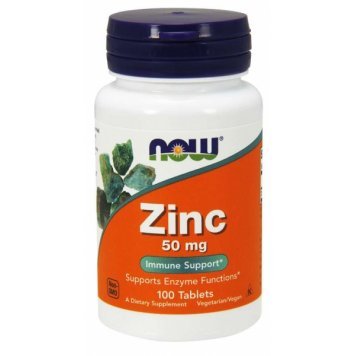 NOW Zinc 50 мг 100 таб-0