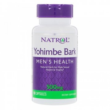Natrol Yohimbe Bark 90 капс-0