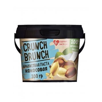 Crunch Brunch Арахисовая Паста С Кокосом 300 гр-0