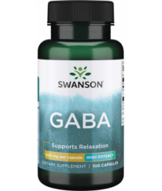 Swanson GABA 500 mg  100 капс