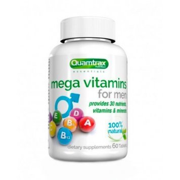 Quamtrax Mega Vitamins for Men 60 таб-0