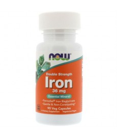 Now Foods Iron Double Strength 36 мг  90 капс